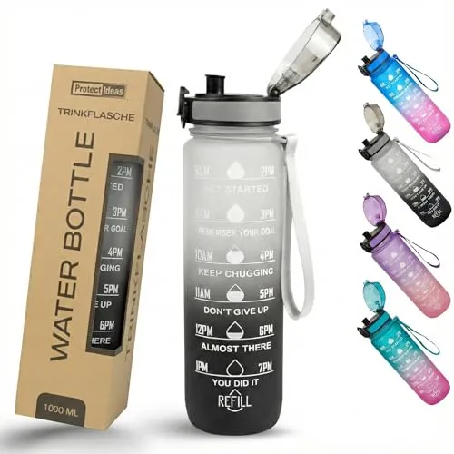 BierEx Trinkflasche 1L aus Tritan – BPA-frei, kohlensäuregeeignet & auslaufsicher