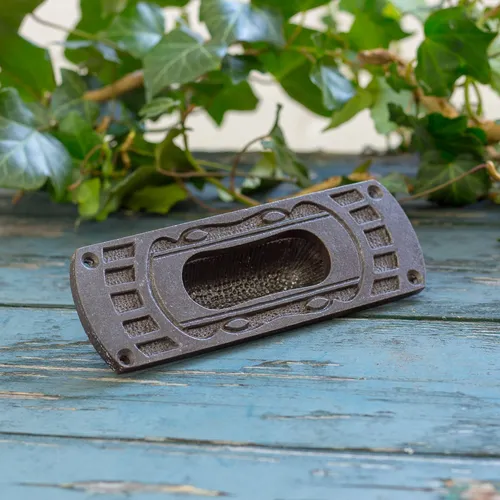 Art Deco Muschelgriff für Schiebetüren von Antikas