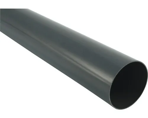 Produktbild Marley Fallrohr Kunststoff rund Anthrazit grau RAL 7016 Ø 53 mm L = 3000 mm