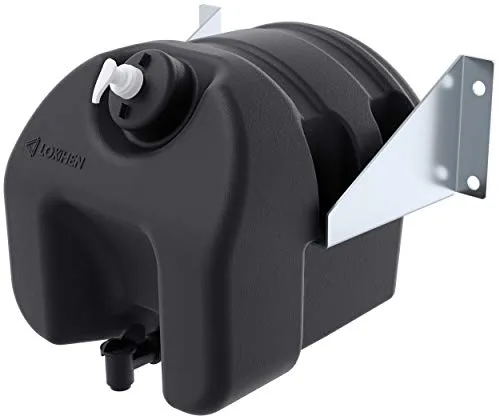 Waschwassertank 18 Liter mit Seifenspender - Praktischer Seifenspender-Waschwassertank mit 18 Litern und Halterung, ideal für öffentliche Toiletten und Hygienebereiche.