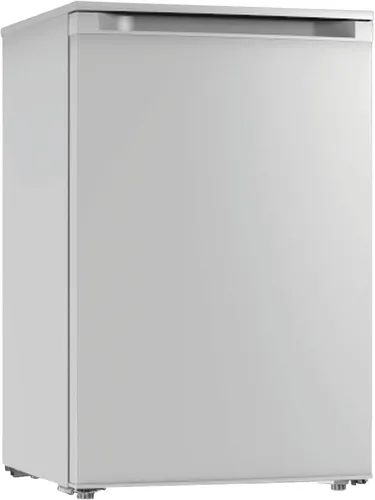 PKM KS115EW Kühlschrank mit Gefrierfach - Kompakter freistehender Kühlschrank mit Gefrierfach, ideal für kleine Küchen, Energieeffizienzklasse E und platzsparende Maße von 54,6 x 84,7 x 55,6 cm.