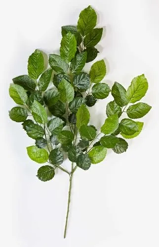 artplants.de Deko Zweig Buche Erick, schwer brennbar, 75cm - Künstlicher Buchenzweig - Grüne Kunstblätter