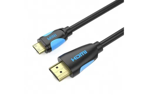 JAMEGA mini HDMI Kabel High Speed Adapterkabel 4K UHD 2160p für Tablet Kamera HDMI-Kabel, Mini HDMI Stecker, HDMI Stecker, (300 cm)