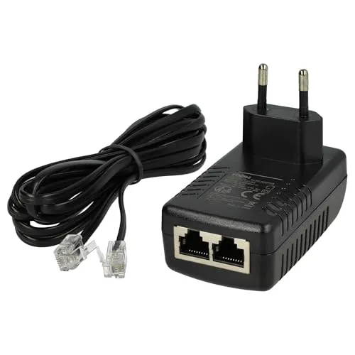 vhbw Netzteil kompatibel mit Siemens Unify OpenStage 60T, 60 G, 40T, 60, 40, 40 G, 30 T Festnetz-Telefon, Haustelefon - 300 cm