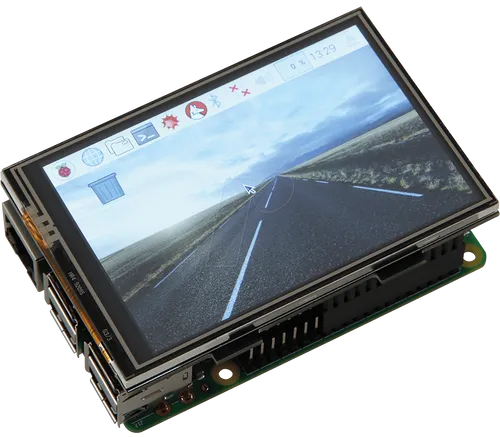 RASP PI 3.5TD - Raspberry Pi Shield - Display LCD-Touch, 3,5'', 480x320 Pixel, XP