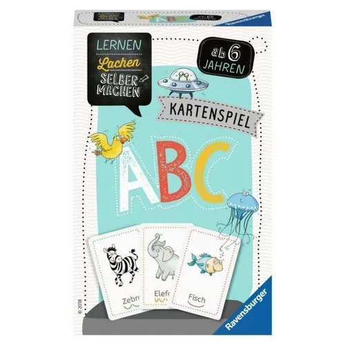 Lernen Lachen Selbermachen: ABC Kartenspiel- Ravensburger Lernspiel -ab 6 Jahren