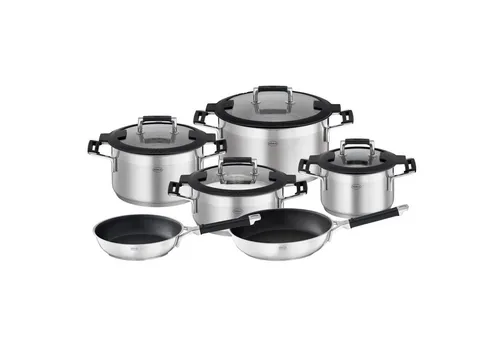 Silence Pro Topfset 6tlg - Hochwertiges Kochtopfset für vielseitiges Kochen, ideal für kreative Küchenchefs