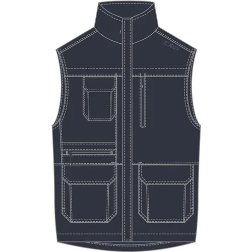 CMP Funktionsweste Herren Weste Man Vest 30T6657 schwarz 56 in grau von CMP