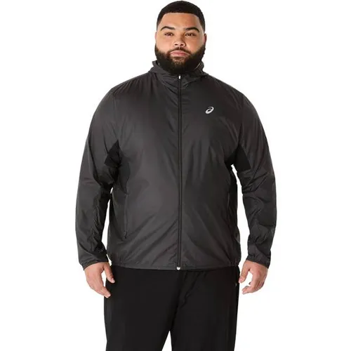ASICS Core Laufjacke Herren - Schwarz, Größe S (auch in L, XL, XXL) - Laufjacke aus windabweisendem Material für optimalen Schutz und Bewegungsfreiheit. Atmungsaktiv und mit reflektierenden Details für mehr Sicherheit beim Laufen.