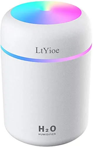 LtYioe Mini Luftbefeuchter mit Nachtlicht