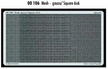 EDUARD 00106 MESH - GAZE / QUADRATISCH 6X6