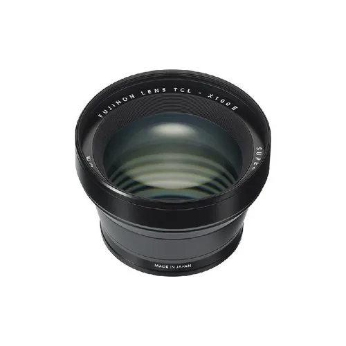 Fujifilm Telekonverter TCL-X100 II schwarz - Kamerazubehör mit erhöhtem Zoom, ideal für beeindruckende Nahaufnahmen und Landschaftsfotografie.