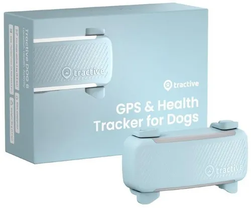 Tractive DOG 6 - GPS-Ortungsgerät für Hunde - GPS-Gerät für Hunde mit Gesundheitsmonitor, mini-kompakt und bis zu 10 Tage Akkulaufzeit, ideal für aktive Hundebesitzer
