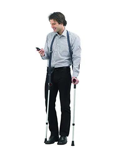 SP-Krückenband - Halteband für Unterarmgehstützen in Rot - Halterungen für Gehstöcke & Krücken - Elastisches Halteband sorgt für zusätzlichen Halt und Komfort bei der Nutzung von Unterarmgehstützen.