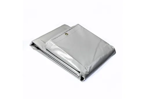 Grau Montagezubehör Mehrzweckplane, wasserdicht & UV-beständig, grau, 650g/m², 2x3m (Allzweck-Set, Premium PVC Allzweck-Plane), UV-beständig, reißfest, rostfreie Ösen, 2x3m Plane