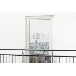 Fliegengitter Fenster Tür Klettband - Fliegennetz Mückennetz Französischer Balkon 130 x 220 cm Polyester Mückengitter empasa