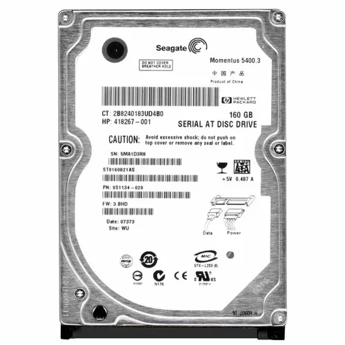 Produktbild HARD DISK 160GB SEAGATE SATA 2,5