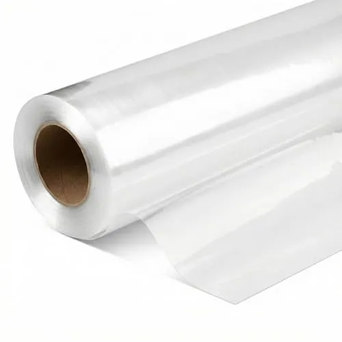 QWORK® Zellophan Rolle, 86CMx35M, Transparentes Geschenkpapier, Geschenkkörbe aus Zellophan, Zum Verpacken von Blumen und Geschenken