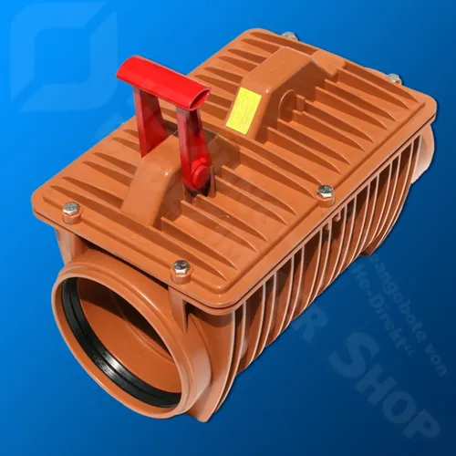 Rückstauverschluss DN 200 Rückstauklappe / Rattenschutz für KG Rohr