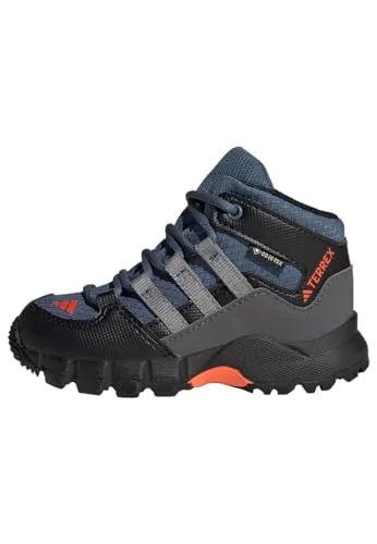adidas Terrex - Infant's Terrex Mid GTX - Wanderschuhe 19 | EU 19 schwarz - Wasserdichte und atmungsaktive Wanderschuhe für Kinder in Schwarz, Größe 19. Ausgestattet mit GORE-TEX für besten Wetterschutz - perfekt für kleine Abenteurer!