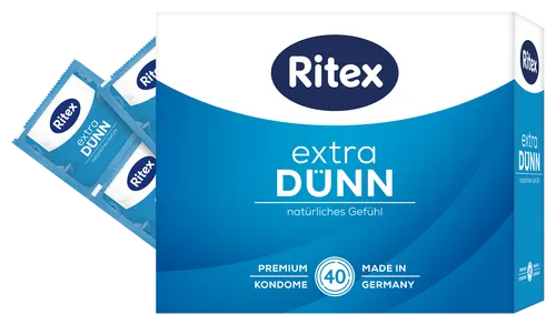 Produktbild Ritex Kondome extra dünn – Hauchzarte Kondome für intensives Empfinden