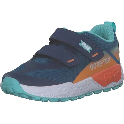 Primigi Herren B&g Storm GTX Krippenschuh, Petrolgrün, 35 EU - Sneaker für Kinder, mit atmungsaktiver Gore-Tex-Membran und praktischem Klettverschluss für einfaches An- und Ausziehen.