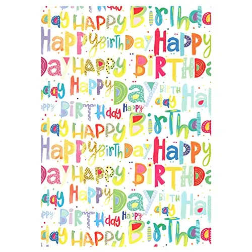 ARKRAFT Geschenkpapier Set 3 Blatt XXL 90 x 65 cm Kunststofffreie Verpackung Papier FSC (18-9094)