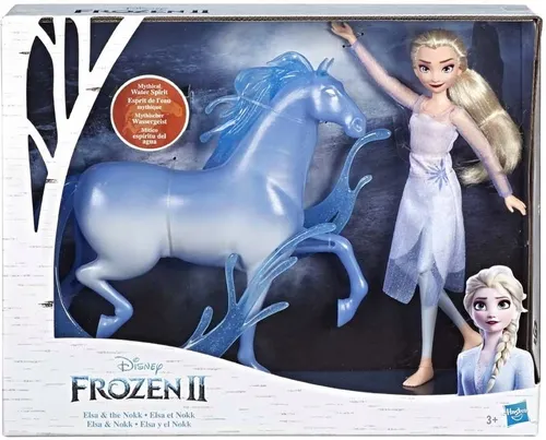 Hasbro Disney Frozen Elsa mit Pferd NOKK Puppe + Pferd