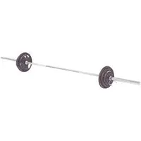 Sport-Thieme Langhantel-Set 60 kg oder 85 kg - Vielseitiges Langhantel-Set aus robustem Gusseisen, ideal für individuelles Krafttraining zu Hause oder im Fitnessstudio.