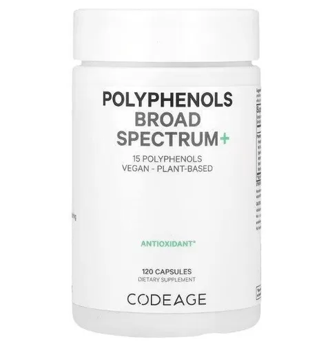 Codeage, Breitbandspektrum mit Polyphenolen, 120 Kapseln