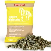Supravit Maiscobs 20kg – Energiefutter für Pferde zur Gewichtszunahme - Ideal für schwerfuttrige Pferde! Supravit Maiscobs unterstützen die Gewichtszunahme durch langsame Energiefreisetzung und sind perfekt für Ausdauer-Pferde im Sport.