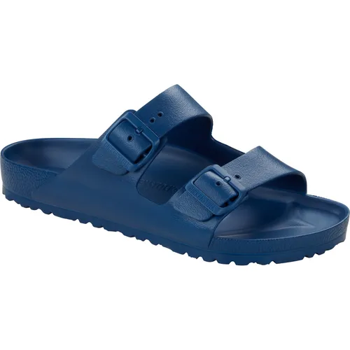 Birkenstock Arizona EVA Sandalen - EU 44 blau - Leichte und bequeme Sandalen aus EVA-Material, ideal für Reisen und Wassersport. Perfekt für Freizeitaktivitäten und angenehm zu tragen.