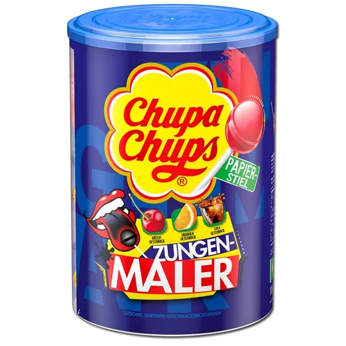 Chupa Chups Zungenmaler Lutscher, Lolly, 100 Stück 12,29€/1kg