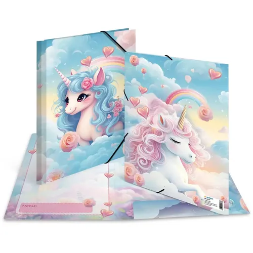Herma Sammelmappen A4 Karton Happy Unicorns