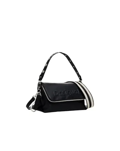 Desigual Women's Accessories PU Across Body Bag, Black von Desigual