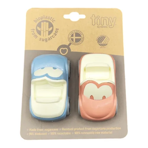 Dantoy - Spielzeug Autos - 2 Stück - rot und blau