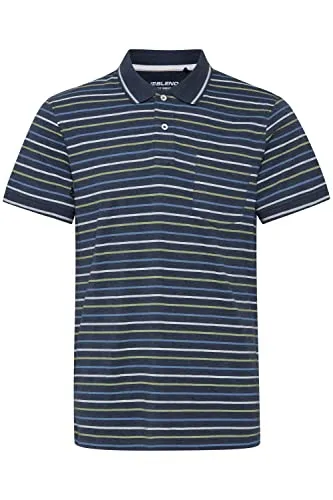 Blend BHDominik Herren Poloshirt - Stilvolles Polohemd mit Grandad-Ausschnitt - Poloshirt für Herren mit Grandad-Ausschnitt, aus nachhaltiger Baumwolle für höchsten Tragekomfort und ideal für jeden Anlass – vom Spaziergang bis zum Urlaub.