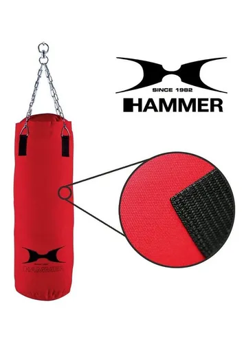 Hammer Boxsack Canvas rot 30 cm x 100 cm von Hammer