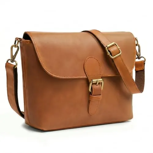 Produktbild SID & VAIN Schultertasche YALE aus echtem Leder