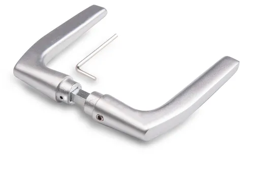 ALBERTS Türdrücker Türklinke Türgriff Aluminium eloxiert für Kasten 30-40 mm