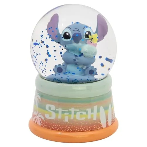 Stitch Schneekugel in Geschenkbox