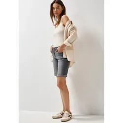 Cecil Damen B378657 Bermudas/Shorts - Mid Grey Used Wash, 32 - Damen-Shorts im Casual Fit mit Mid Waist und Slim Legs, aus bequemem Baumwollmix mit Stretchanteil für optimalen Tragekomfort.