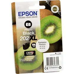 Epson Tintenpatrone 202 XL T 02H1 - Hochleistungs-Fotoschwarz für bis zu 800 Seiten, ideal für brillante Drucke und kosteneffizientes Drucken