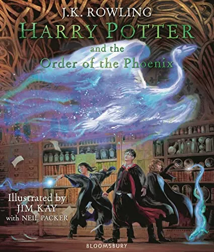 Harry Potter and the Order of the Phoenix. Illustrated Edition - Illustrierte Ausgabe des magischen Klassikers von J. K. Rowling, ideal für junge Leser und Sammler. Erleben Sie die Abenteuer in detailreichen Bildern!