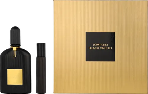 TOM FORD Black Orchid Eau de Parfum Set - Duft-Set mit luxuriösem Black Orchid Eau de Parfum (50 ml) und praktischem Reisespray (10 ml) für einen unverwechselbaren, sinnlichen Duft.