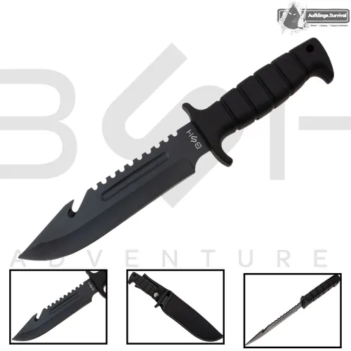 Jagdmesser Fahrtenmesser Gürtelmesser Outdoor Camping Bowie FESTSTEHENDE MESSER