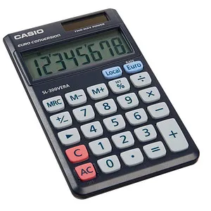 Casio Taschenrechner SL-300VERA in blau von CASIO