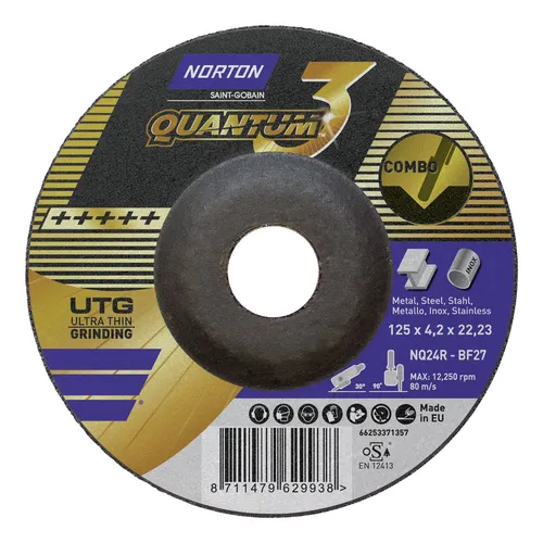 Norton Trenn/Schruppscheibe Combo gekröpft 125 x 4,2 - 66253371357