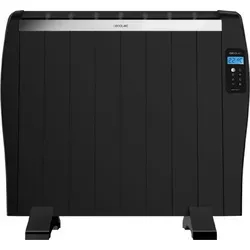 Cecotec Readywarm 1800 Elektroheizkörper 1200W - Heizstrahler mit 1200W Leistung und 8 Heizrippen, ideal für Räume bis 15 m². Mit LCD-Display, Fernbedienung und 24/7 Timer für komfortable Temperaturregelung.