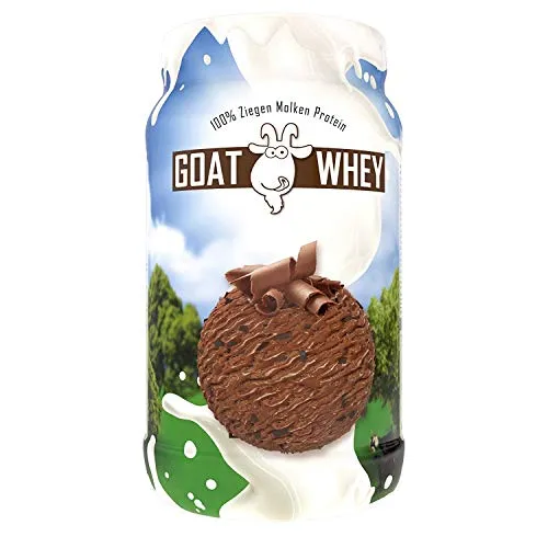 LSP Sports Nutrition Goat Whey Schoko 600 g - Hochwertiges Ziegen Molken Protein für eine proteinreiche Ernährung. Ideal für Fitness und Sport, leicht verdaulich und glutenfrei.